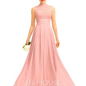 Women’s Mock Neck Floor Length Dress